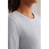 WE Fashion - Top - Grijs - Geribbeld