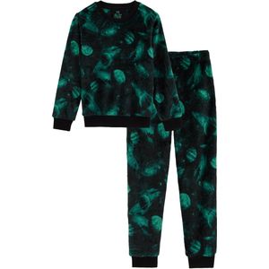 WE Fashion - Fleece Pyjama - Jongens - Met Print