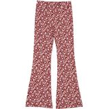 WE Fashion - Broek - Bourgogne - Flared - Lang/maxi - Bloemenprint
