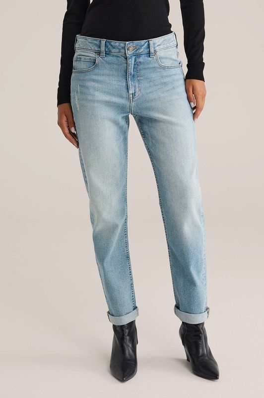 WE Fashion - Blue Ridge - Tapered Jeans - Lichtblauw - Denim