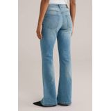 WE Fashion - High Rise Flared Jeans - Dames - 5-Pocketstijl