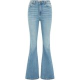 WE Fashion - High Rise Flared Jeans - Dames - 5-Pocketstijl