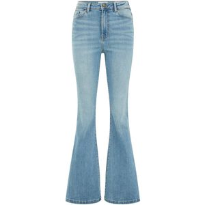 WE Fashion - High Rise Flared Jeans - Dames