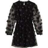 WE Fashion - Jurk - Jersey - Met Bloemenprint - Strass Steentjes