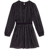 WE Fashion - Jerseyjurk - Zwart - Met Glittergaren - Regular Fit - Lange Mouwen