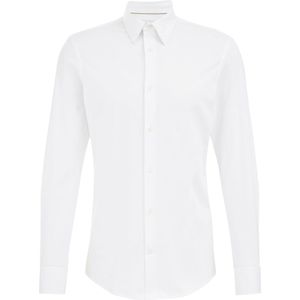 Fundamentals - Slim Fit Overhemd - Wit - Katoen