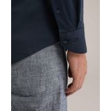 WE Fashion - Overhemd - Donkerblauw - Slim Fit - Lange Mouwen