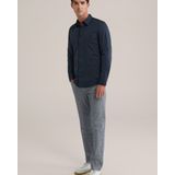 WE Fashion - Overhemd - Donkerblauw - Slim Fit - Lange Mouwen