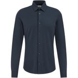 WE Fashion - Overhemd - Donkerblauw - Slim Fit - Lange Mouwen