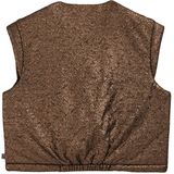 WE Fashion - Gilet - Bronskleurig - Metallic Look