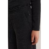 WE Fashion - Straight Fit Broek - Zwart - Met Glittergaren