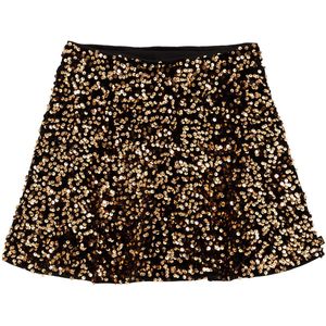 WE Fashion - Rok - Zwart - Pailletten