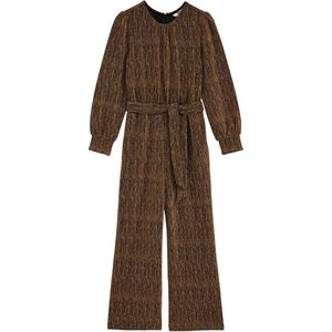 WE Fashion - Flared Broek - Goud - Regular Fit