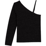 WE Fashion - Top - Off Shoulder - Lange Mouwen - Glitter