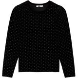 WE Fashion - Longsleeve - Polyester - Met Glitter en Strass-steentjes