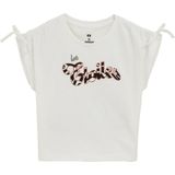 WE Fashion - T-shirt - Zwart - Regular fit - Katoen