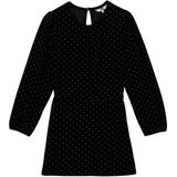 WE Fashion - Jurk - Zwart - Met Knoopsluiting - Strass Steentjes