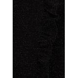 WE Fashion - Jurk - Zwart - Lange Mouwen - Glinsterend Polyester