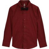 WE Fashion - Overhemd - Donkerrood - Regular Fit - Katoen