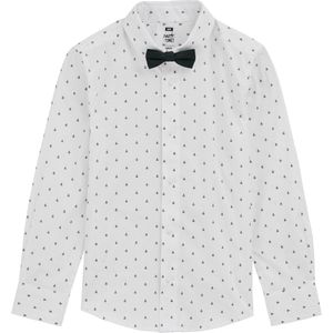 WE Fashion - Overhemd - Jongens - Regular Fit - Lange Mouwen - All-over Print