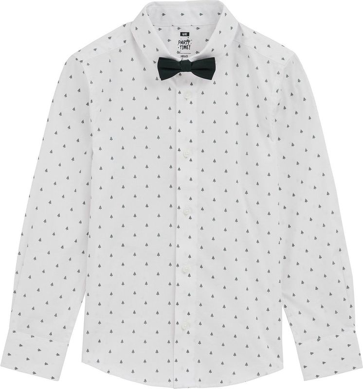 WE Fashion - Overhemd - Jongens - Regular Fit - Lange Mouwen - All-over Print
