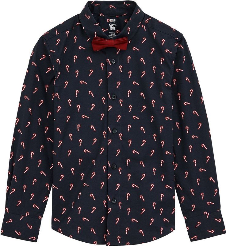 WE Fashion - Overhemd - Zacht Katoen - Lange Mouwen - All-over Print