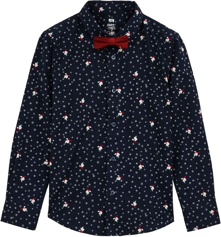 WE Fashion - Overhemd - Katoen - Met Vlinderstrikje