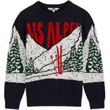 WE Fashion - Jongens Trui - Donkerblauw - Regular Fit