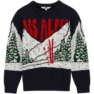 WE Fashion - Jongens Trui - Donkerblauw - Regular Fit