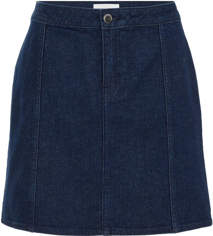 WE Fashion - Denim Rok - Mini Lengte - Regular Fit