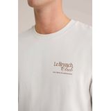 WE Fashion - Heren T-shirt - Lichtgrijs - Relaxed Fit