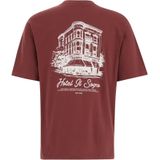 WE Fashion - Dames Relaxed Fit Short - Roestbruin - Viscose