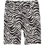 WE Fashion - Korte Broek - Zwart met Wit