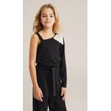 WE Fashion - Jumpsuit - Zwart - Regular Fit