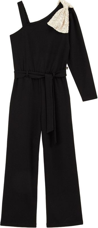WE Fashion - Jumpsuit - Zwart - Regular Fit