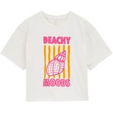 WE Fashion - Oversized T-shirt - Meisjes - Met Embroidery