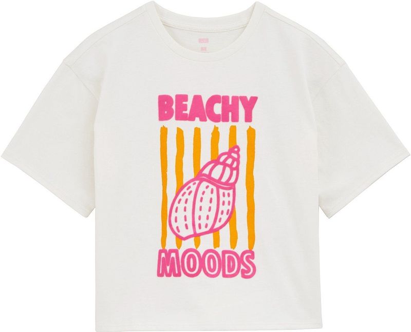 WE Fashion - Oversized T-shirt - Meisjes - Met Embroidery