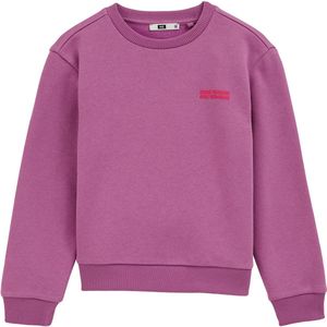 WE Fashion sweater met backprint paars