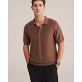 WE Fashion - Regular Fit - Fijngebreide Polo
