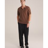 WE Fashion - Regular Fit - Fijngebreide Polo