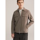 WE Fashion - Regular Fit Jack - Taupe