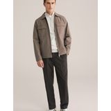 WE Fashion - Regular Fit Jack - Taupe