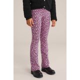 WE Fashion - Broek - Flared Pasvorm - Zacht - Elastische Tailleband