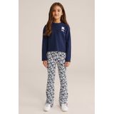 WE Fashion - Flared Broek - Viscose met Elastaan - Voor Actieve Kinderen