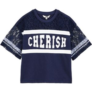 WE Fashion - T-shirt - Meisjes - Met Kant