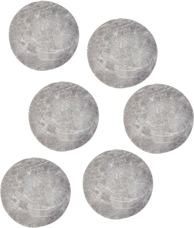 Magneten rond - grijs - 12x stuks - 15 x 1 mm - Hobby artikelen - Magneten