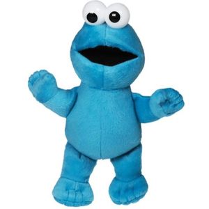 Sesamstraat pluche knuffel pop - Koekiemonster - stof -  25 cm - speelgoed bekend van TV