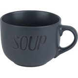 Cosy & Trendy - Soepbekers/Soepkommen - Set van 12 - Keramiek - Mix Kleuren - 510 ml