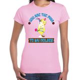 Bellatio Decorations - Tropical Party Shirt - Roze - Dames