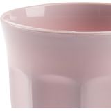 Plasticforte Camping Servies set 24 delig - kunststof - roze - 8x borden/8x drinkbekers/8x kommetjes - onbreekbaar